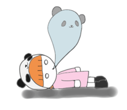 Panda Girl (English version) sticker #973854