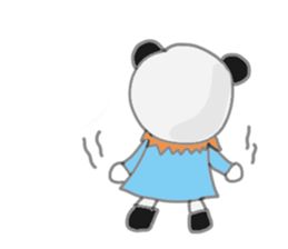 Panda Girl (English version) sticker #973874