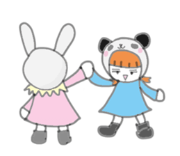 Panda Girl (English version) sticker #973875