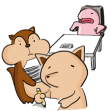 Company Pink in chaos! sticker #973916