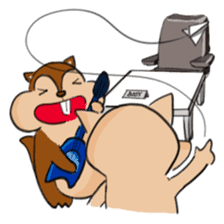 Company Pink in chaos! sticker #973917