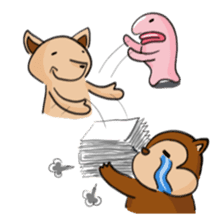 Company Pink in chaos! sticker #973921