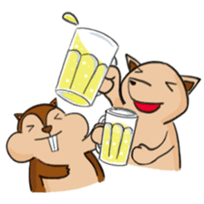 Company Pink in chaos! sticker #973925