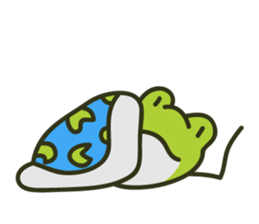 Keko the frog "frog's nesting" sticker #974448