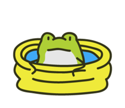 Keko the frog "frog's nesting" sticker #974450