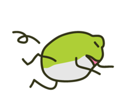 Keko the frog "frog's nesting" sticker #974455