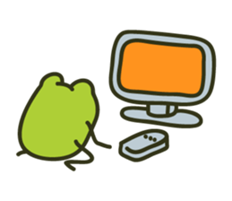 Keko the frog "frog's nesting" sticker #974459