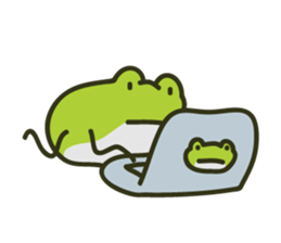 Keko the frog "frog's nesting" sticker #974460