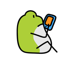 Keko the frog "frog's nesting" sticker #974461