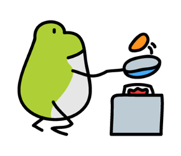 Keko the frog "frog's nesting" sticker #974466