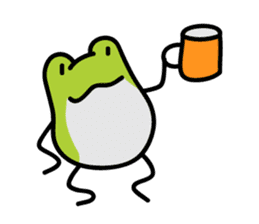 Keko the frog "frog's nesting" sticker #974468