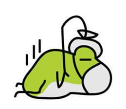 Keko the frog "frog's nesting" sticker #974472