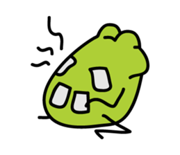 Keko the frog "frog's nesting" sticker #974473