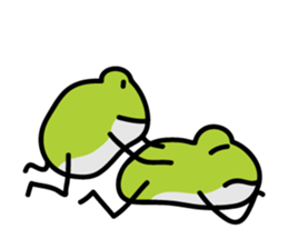 Keko the frog "frog's nesting" sticker #974474