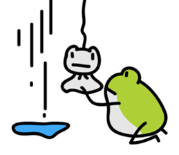 Keko the frog "frog's nesting" sticker #974479