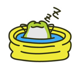 Keko the frog "frog's nesting" sticker #974482