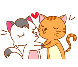 Meow in love sticker #974609