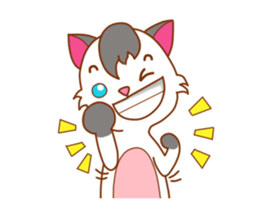 Meow in love sticker #974621