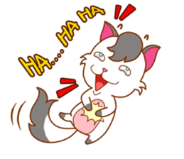 Meow in love sticker #974622