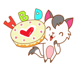 Meow in love sticker #974636