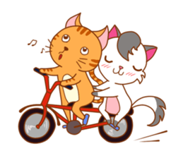 Meow in love sticker #974641