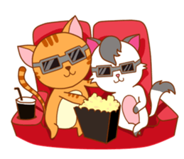 Meow in love sticker #974642