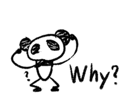 Panda Y [Supportive response](English) sticker #974689