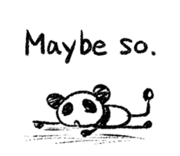 Panda Y [Supportive response](English) sticker #974691