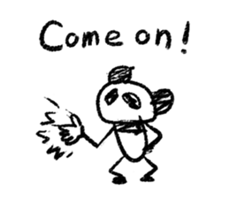 Panda Y [Supportive response](English) sticker #974696