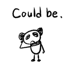 Panda Y [Supportive response](English) sticker #974697