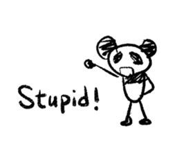 Panda Y [Supportive response](English) sticker #974698