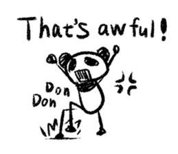 Panda Y [Supportive response](English) sticker #974699