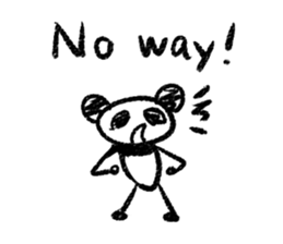 Panda Y [Supportive response](English) sticker #974714