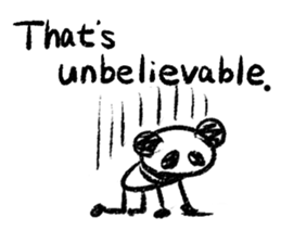 Panda Y [Supportive response](English) sticker #974718