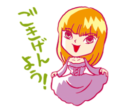 It is a princess, but something? sticker #975410