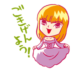 It is a princess, but something? sticker #975410