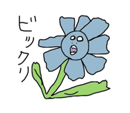 Insect and flower sticker #975679