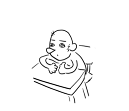 questionman.student lefe sticker #976491