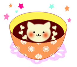 Animal sweet cafe sticker #976582