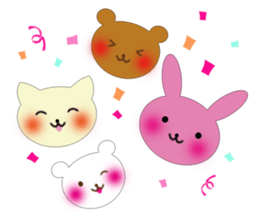 Animal sweet cafe sticker #976585