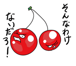 Vegetables of scary face sticker #977397