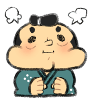 Cute Samurai sticker #977737