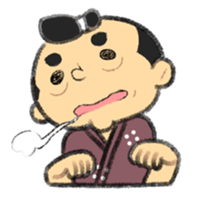 Cute Samurai sticker #977742