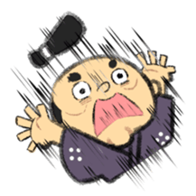 Cute Samurai sticker #977754