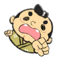 Cute Samurai sticker #977762