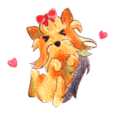 Yorkie sticker #977981