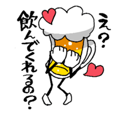 Mr. Beer Sticker by YOINEKO sticker #978173