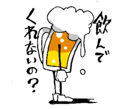 Mr. Beer Sticker by YOINEKO sticker #978175