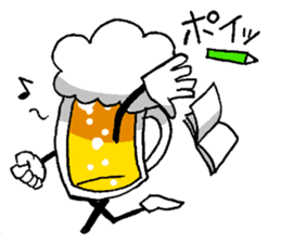 Mr. Beer Sticker by YOINEKO sticker #978193