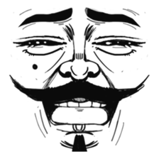 The faces say more than the mouth sticker #978328